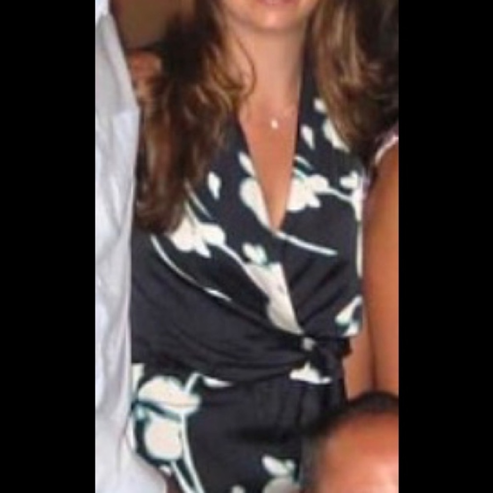 Silk Blue Hawaiian printed dress 🌺🌺🌺